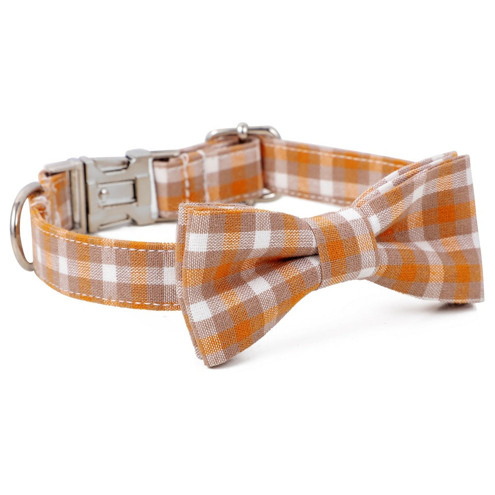 Cotton Dog Collar with Alloy Buckle – Adjustable & Comfortable Pet Collar