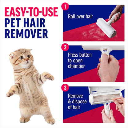 Pet Hair Remover Roller – Reusable Lint & Fur Picker