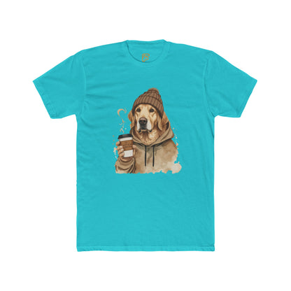 Golden Retriever Coffee Tee — Cozy Dog Hoodie Design