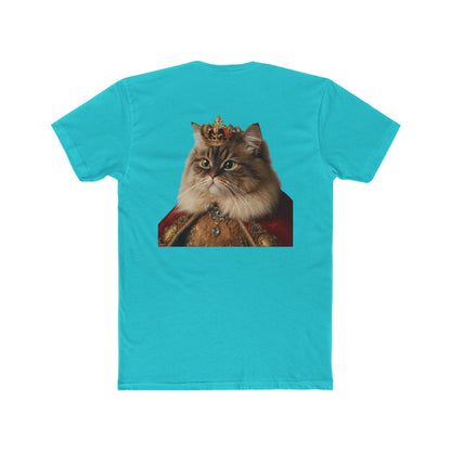 Royal Cat T‑Shirt — Crowned Persian Portrait Tee