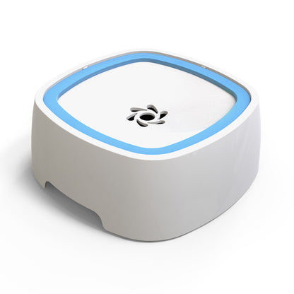 Portable Floating Dog Water Bowl – 1.5L Splash-Proof Travel Pet Bowl (White/Gray/Blue/Pink)