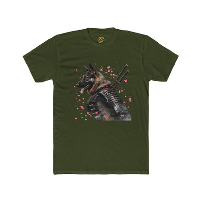 K9 Samurai Tee – Armored German Shepherd Graphic Shirt