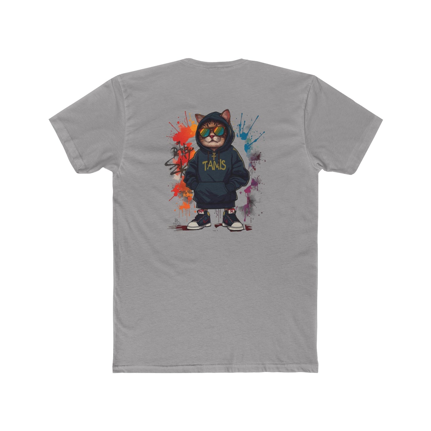 Cat Streetwear Tee — Graphic Hoodie Cat Design ("TAMS")