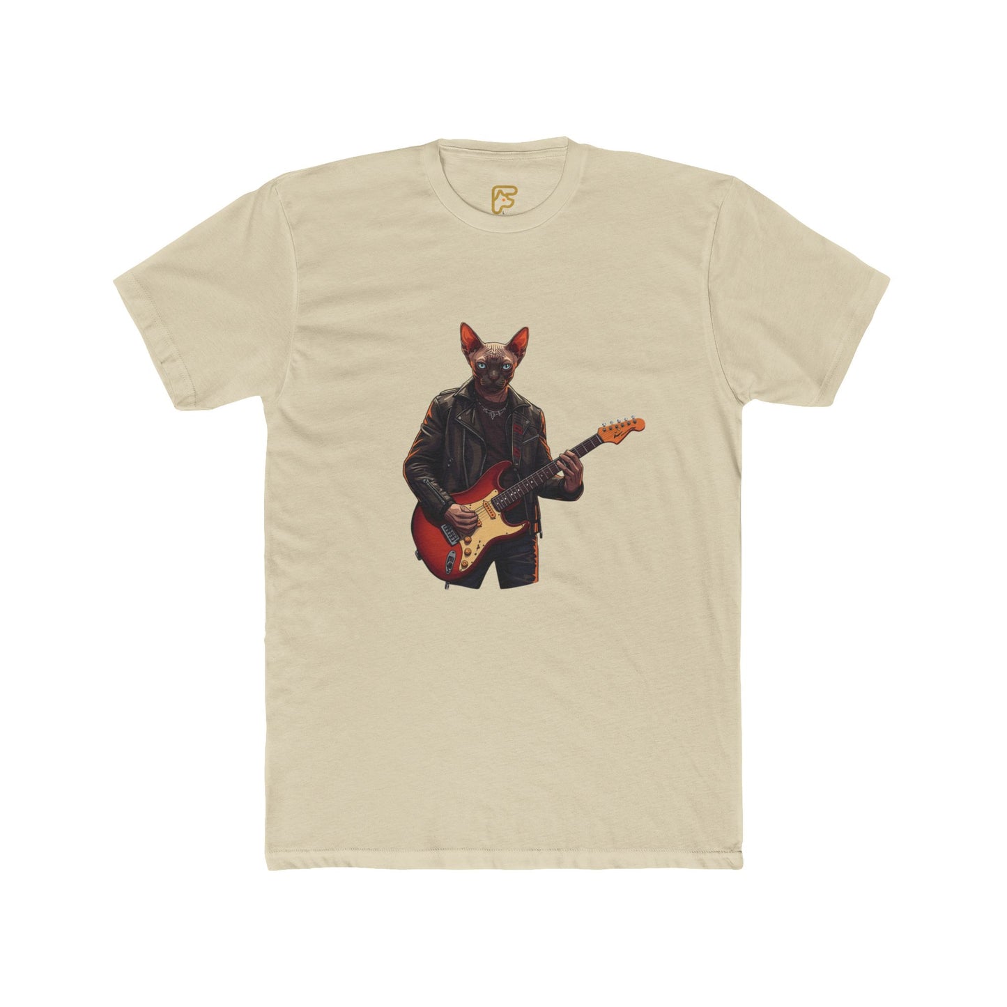 Guitar Fox Graphic Tee — Cool Rock Music Animal T‑Shirt