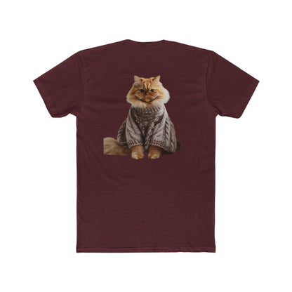 Cat Crew Tee — Cozy Sweater Cat Graphic T-Shirt