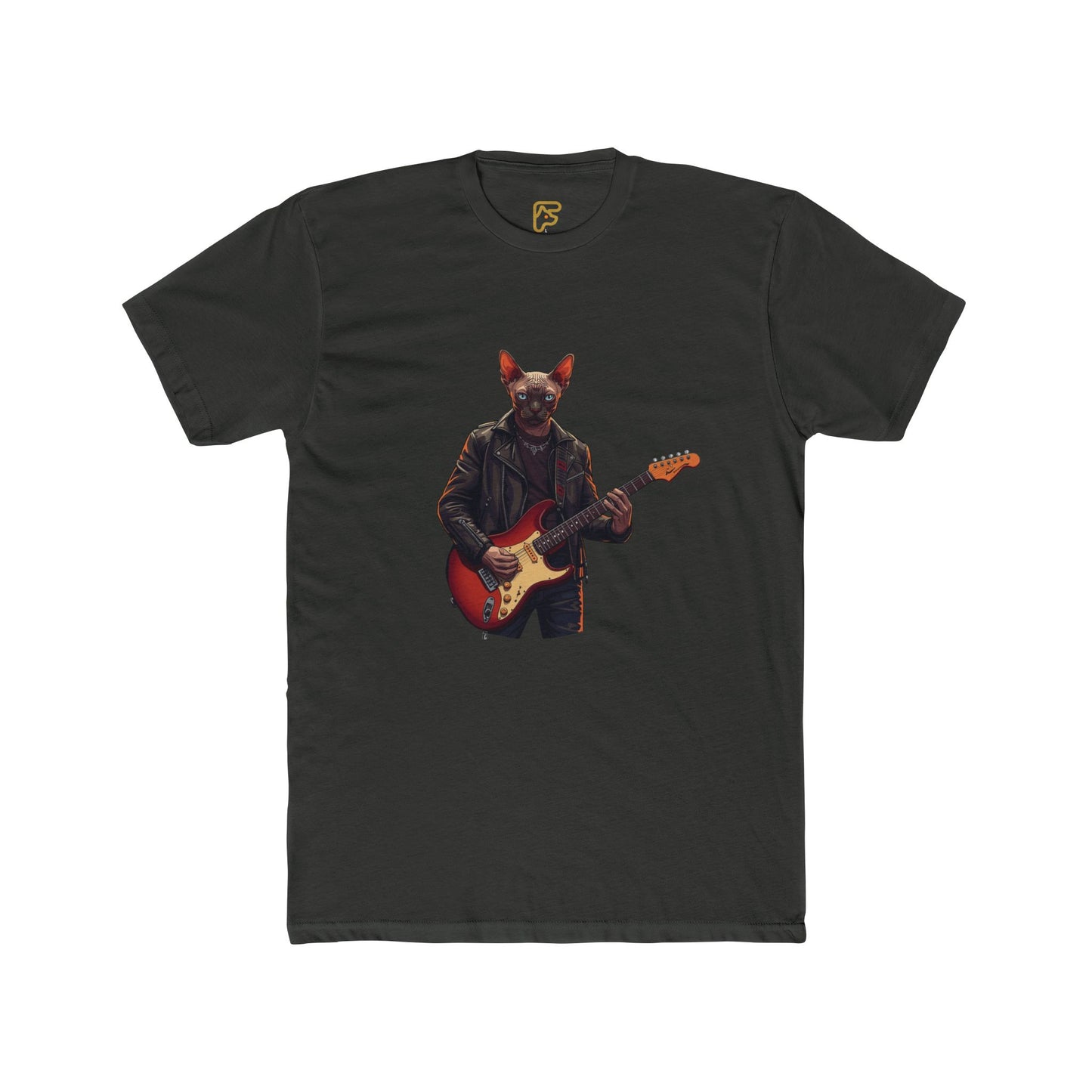 Guitar Fox Graphic Tee — Cool Rock Music Animal T‑Shirt