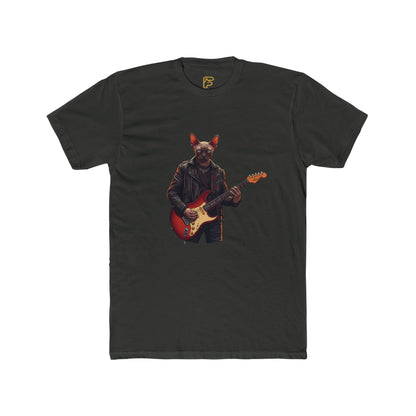 Guitar Fox Graphic Tee — Cool Rock Music Animal T‑Shirt