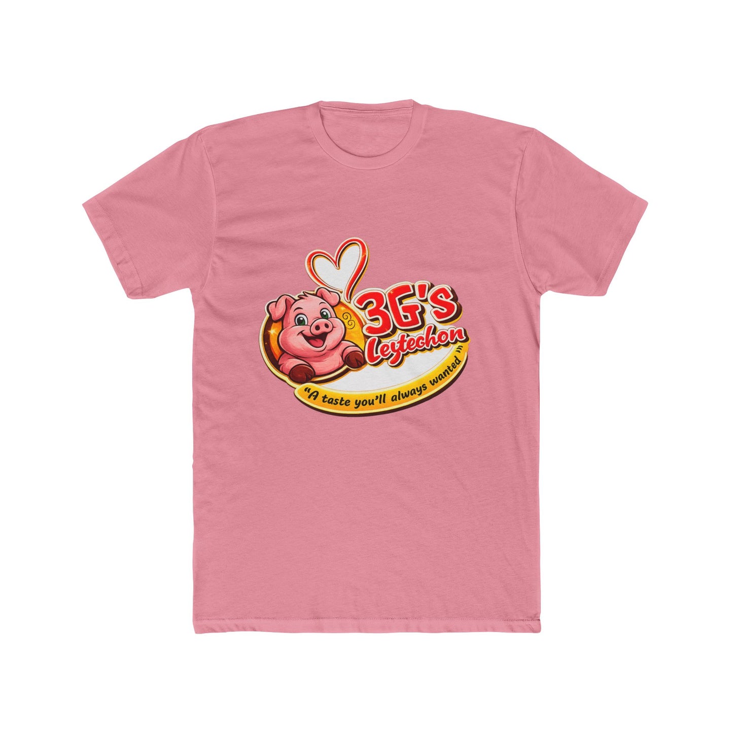 3G's Lychchon Pig Logo Tee - Cute BBQ Diner Shirt