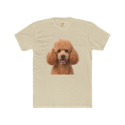 Poodle Portrait Tee — Cute Apricot Poodle Dog Graphic Shirt