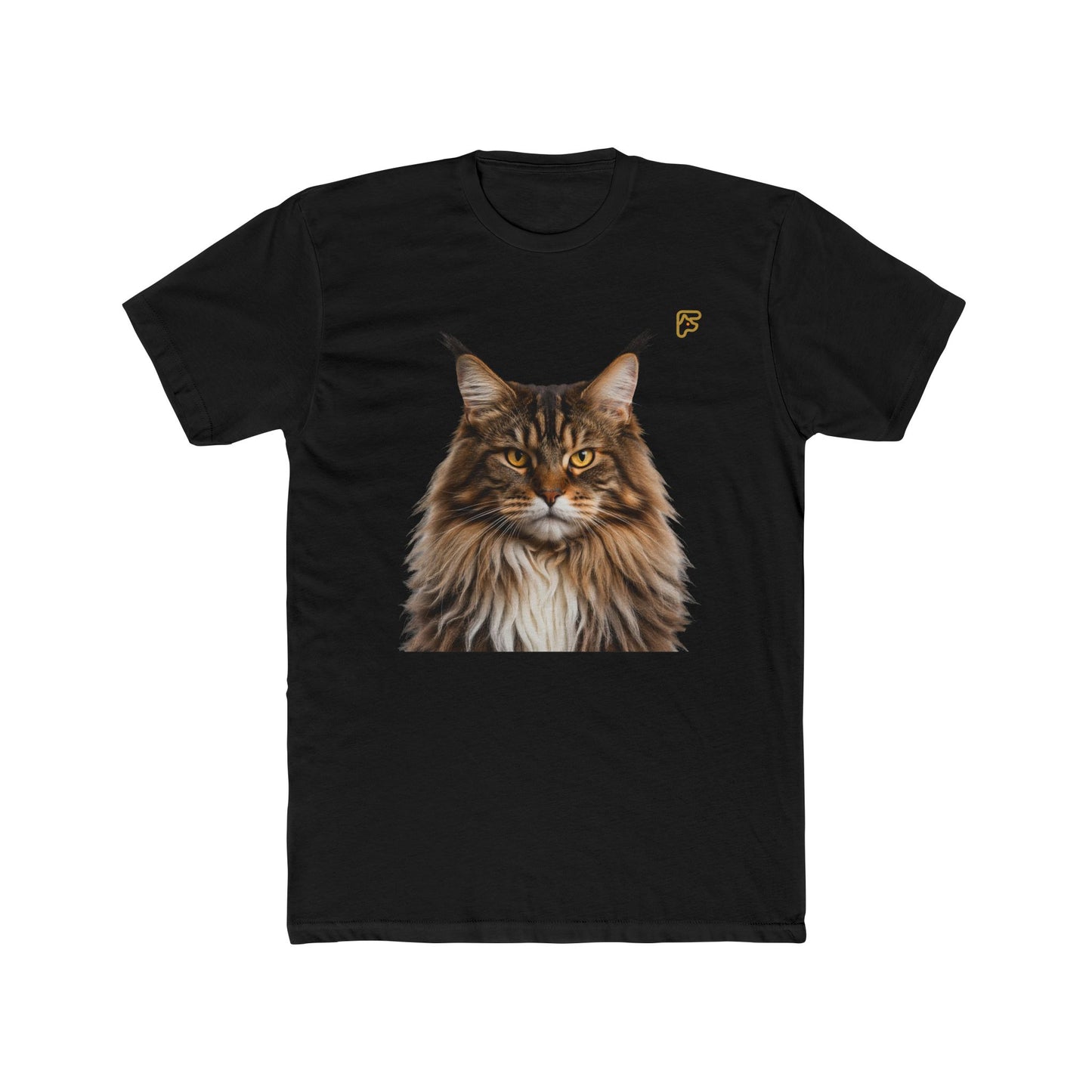 Maine Coon Cat Portrait T-Shirt