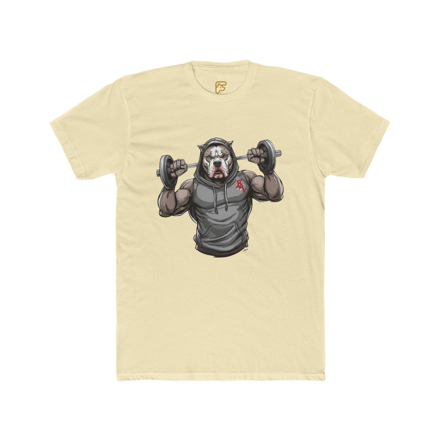 Gym Bear Strength T‑Shirt — Muscular Bear Lifting Dumbbells Workout Tee
