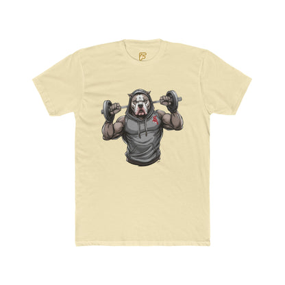 Gym Bear Strength T‑Shirt — Muscular Bear Lifting Dumbbells Workout Tee
