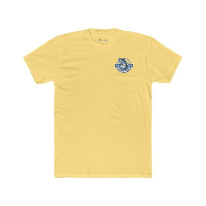 Sailfish Crest Tee — Vintage Blue Fishing Logo T‑Shirt