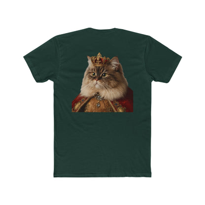Royal Cat T‑Shirt — Crowned Persian Portrait Tee