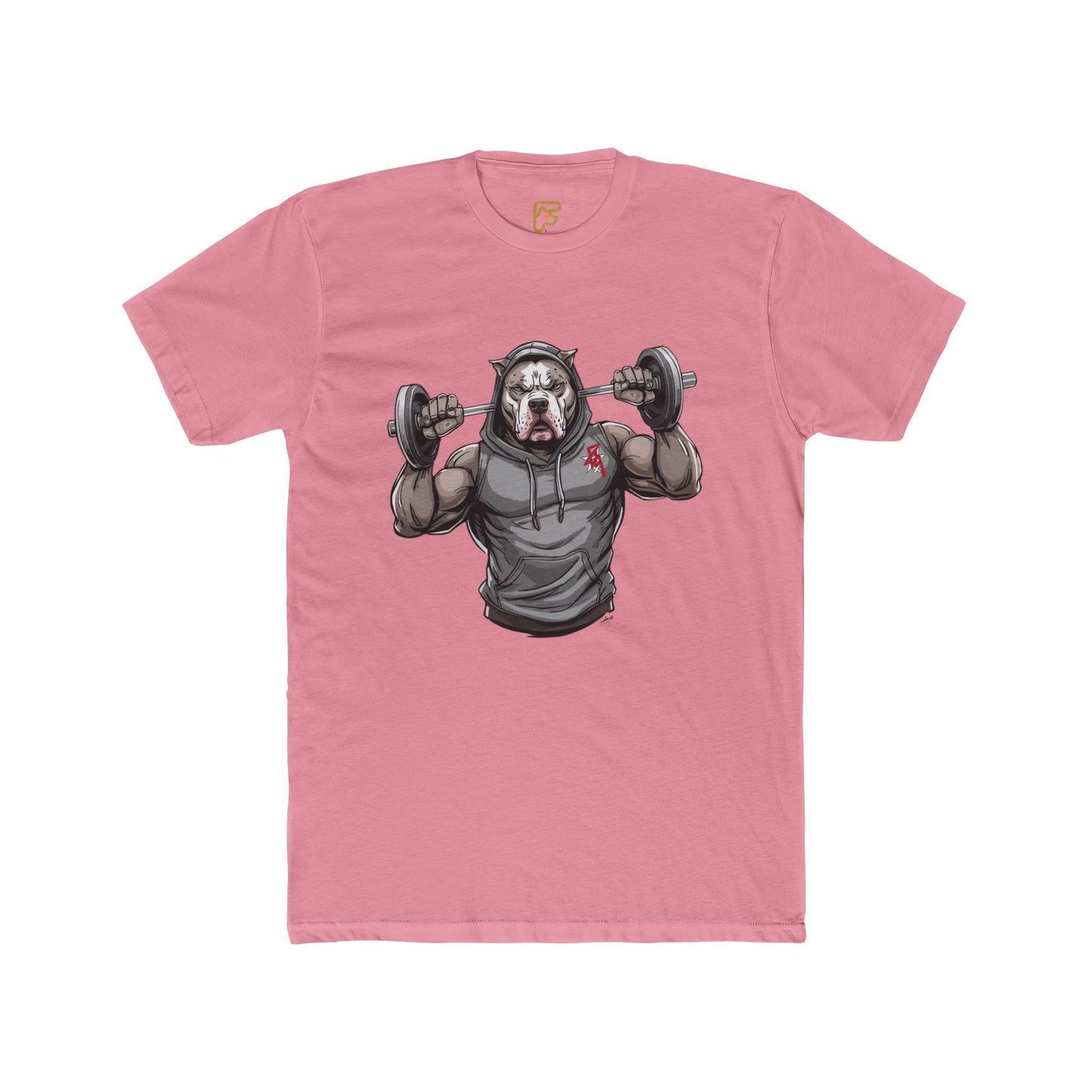 Gym Bear Strength T‑Shirt — Muscular Bear Lifting Dumbbells Workout Tee