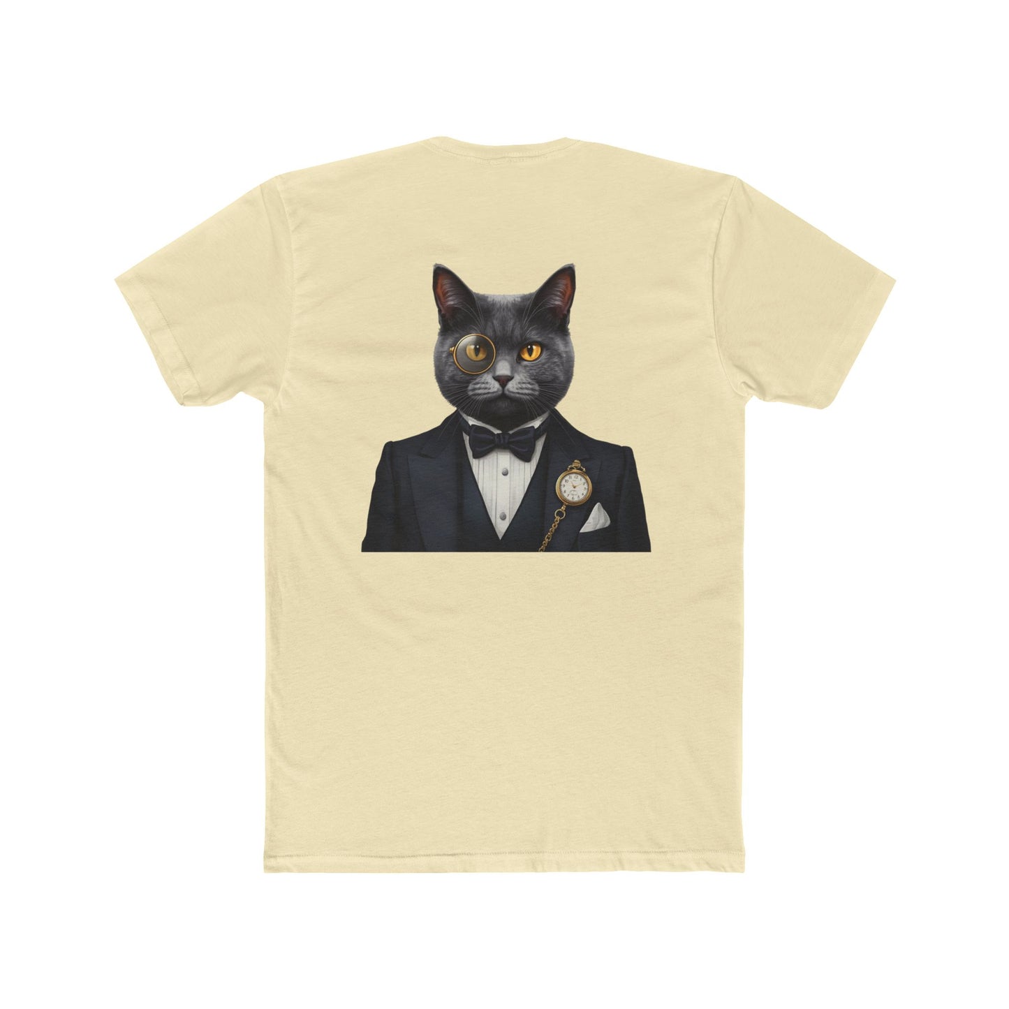 Cat Gentleman T-Shirt — Dapper Black Cat in Tuxedo Graphic Tee