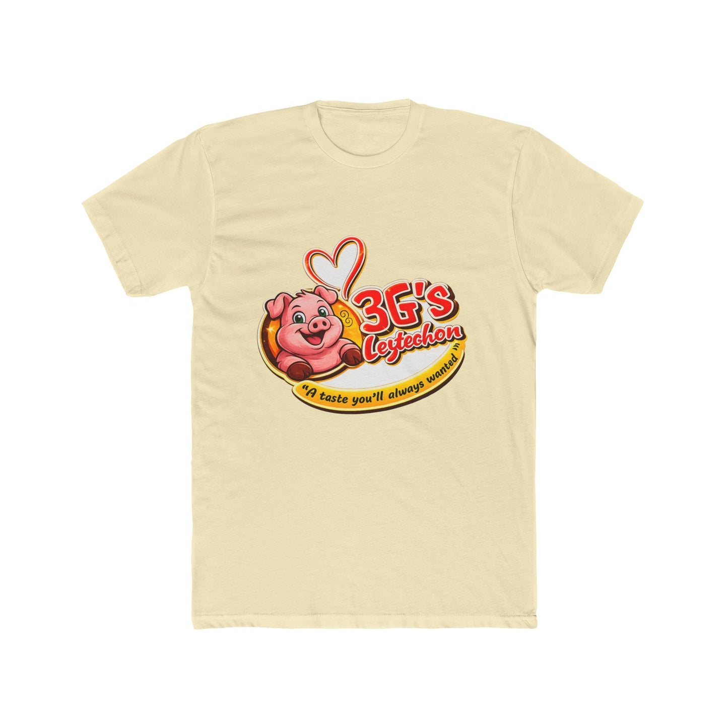 3G's Lychchon Pig Logo Tee - Cute BBQ Diner Shirt
