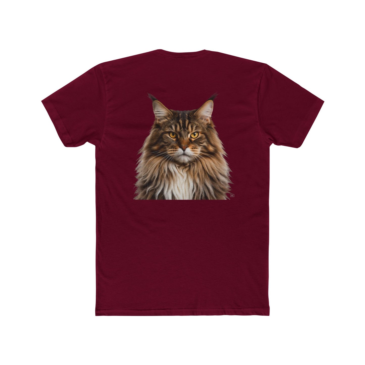 Maine Coon Portrait Tee — Cat Lover T-Shirt