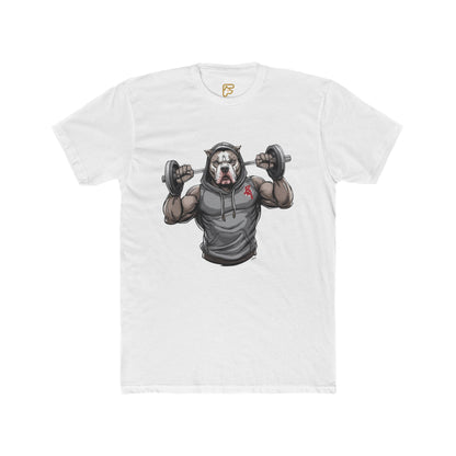 Gym Bear Strength T‑Shirt — Muscular Bear Lifting Dumbbells Workout Tee