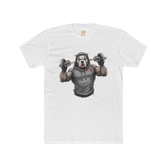 Gym Bear Strength T‑Shirt — Muscular Bear Lifting Dumbbells Workout Tee