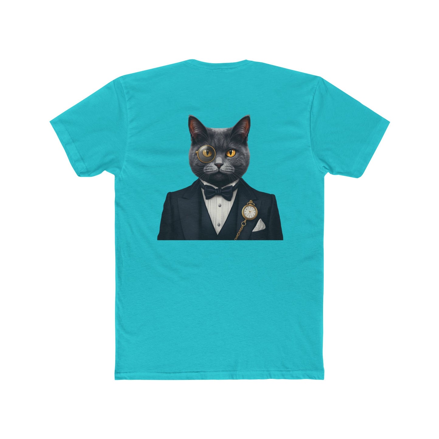 Cat Gentleman T-Shirt — Dapper Black Cat in Tuxedo Graphic Tee