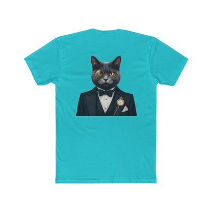 Cat Gentleman T-Shirt — Dapper Black Cat in Tuxedo Graphic Tee