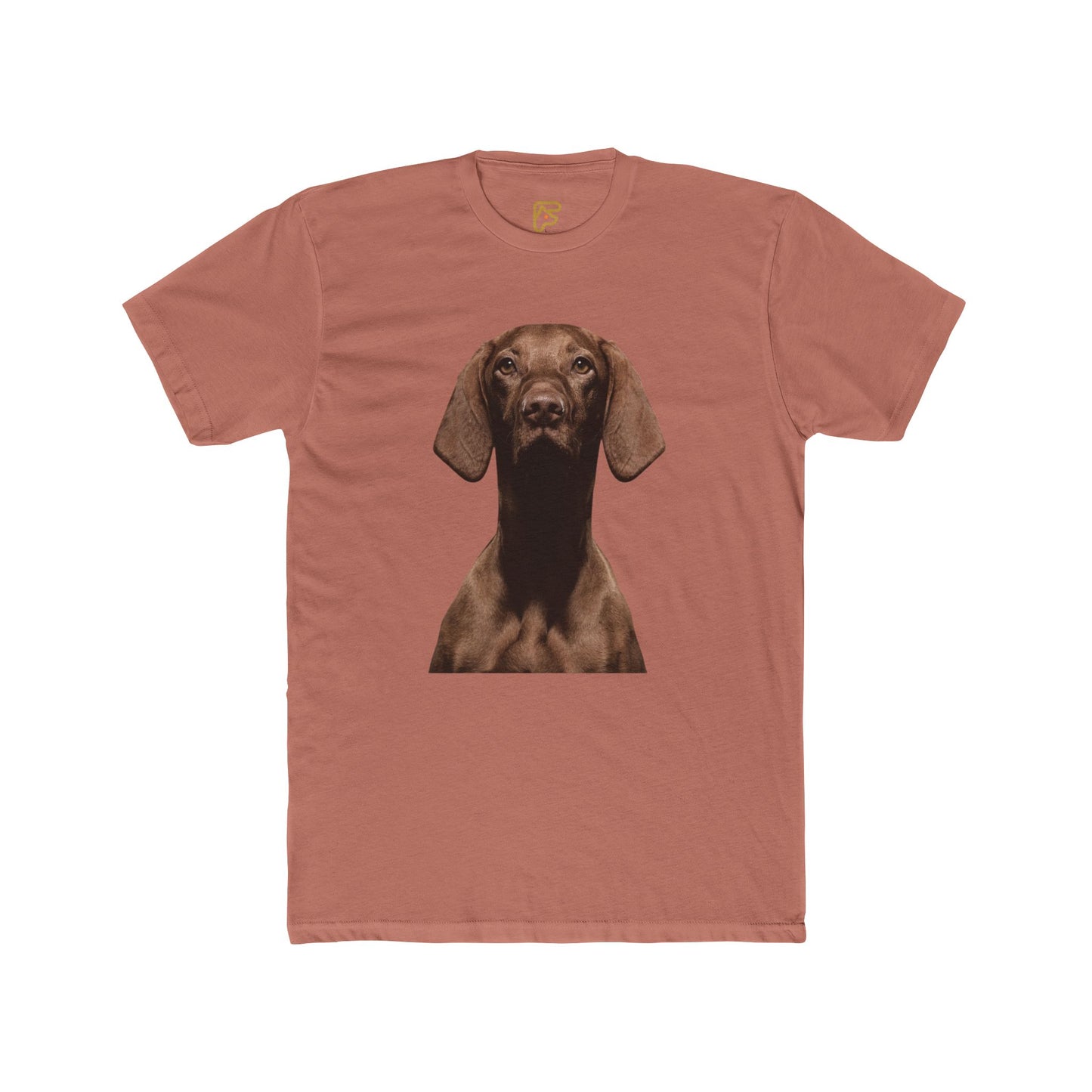 Chocolate Dachshund T‑Shirt — Realistic Dog Portrait Tee for Dog Lovers