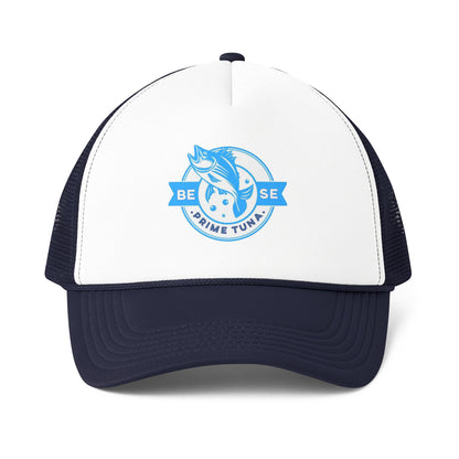 Trucker Cap — 'Be Wise Prime Tuna' Retro Fishing Logo