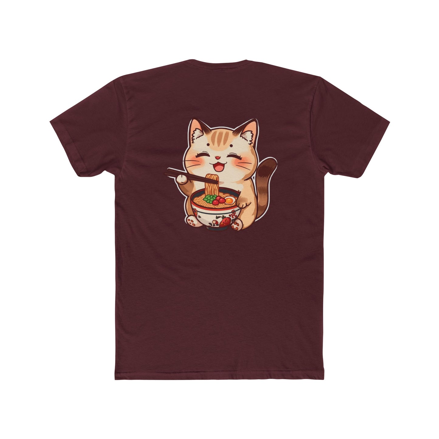 Cat Ramen Tee — Cute Kawaii Cat Eating Ramen Graphic T-Shirt
