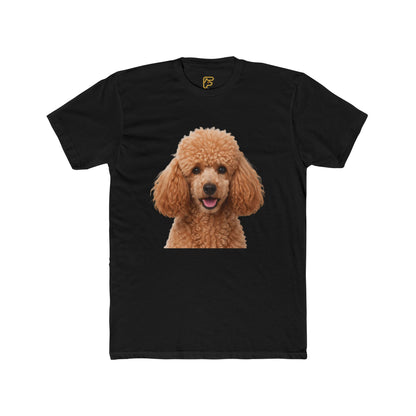 Poodle Portrait Tee — Cute Apricot Poodle Dog Graphic Shirt