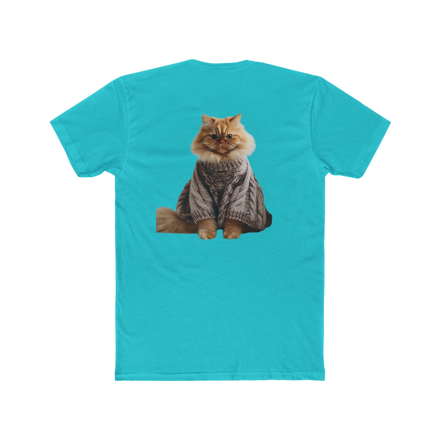 Cat Crew Tee — Cozy Sweater Cat Graphic T-Shirt