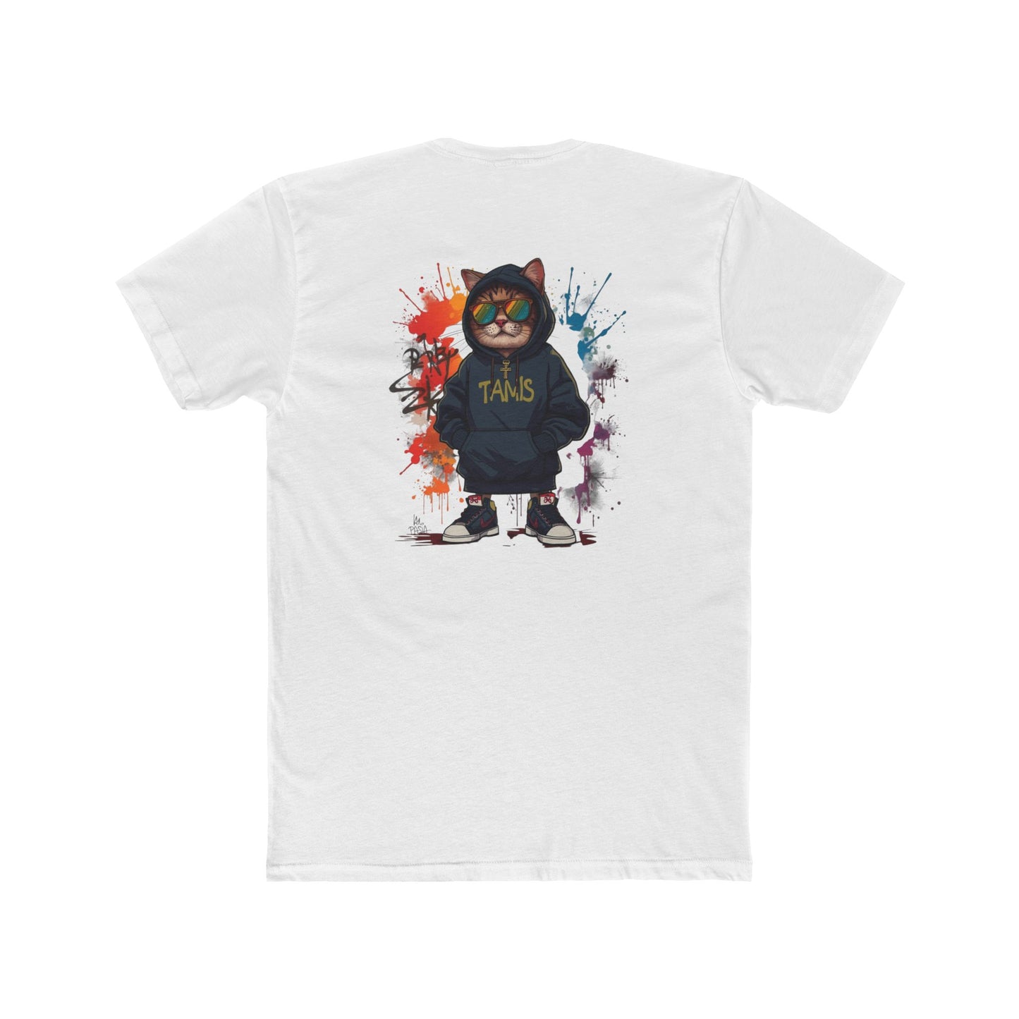 Cat Streetwear Tee — Graphic Hoodie Cat Design ("TAMS")