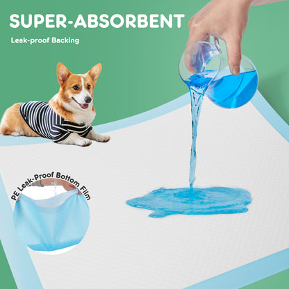 Disposable Puppy Pads – Leak-Proof Quick-Dry Absorbent Dog Pee Pads for Puppies & Small Pets, Multi-Layer Extra Large