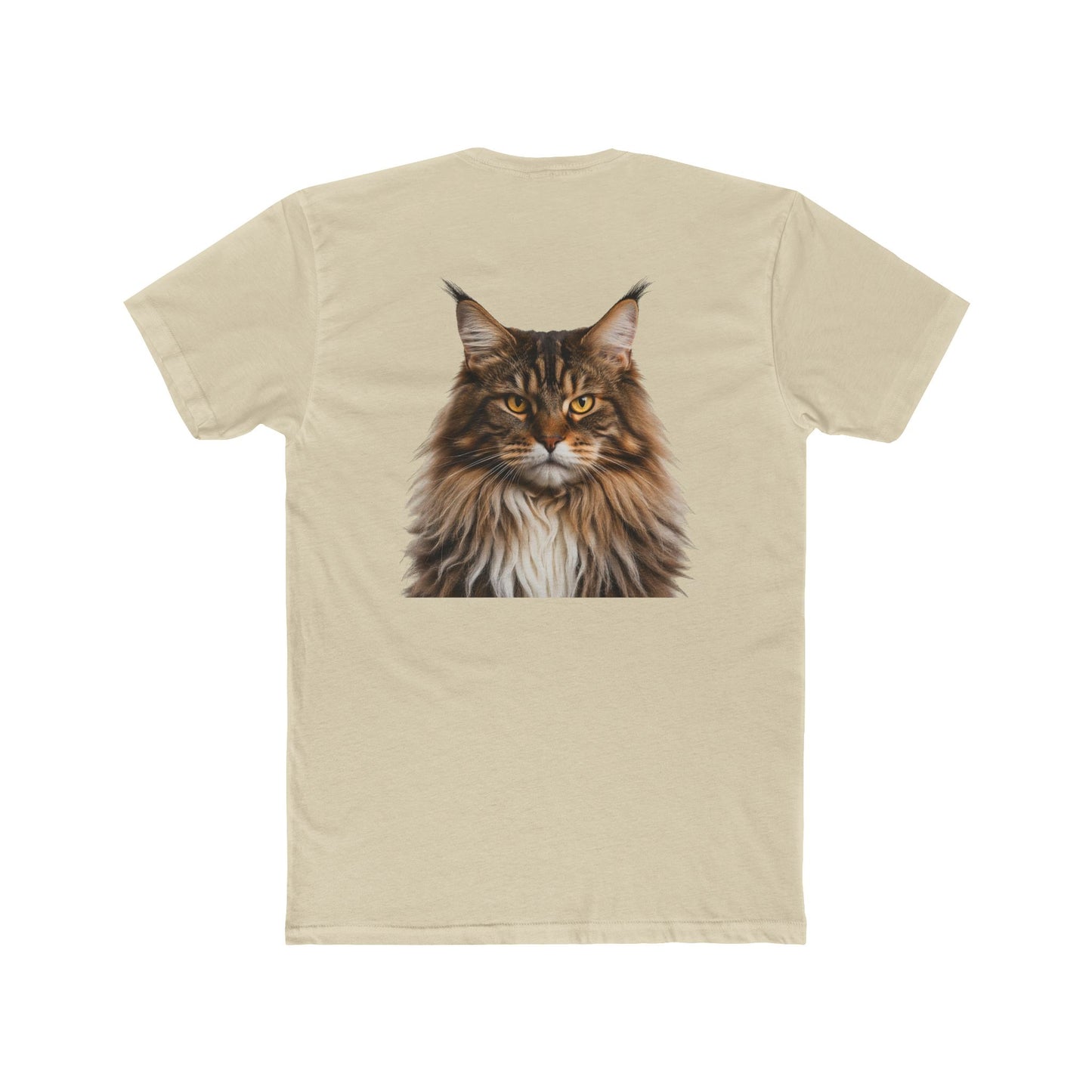 Maine Coon Portrait Tee — Cat Lover T-Shirt
