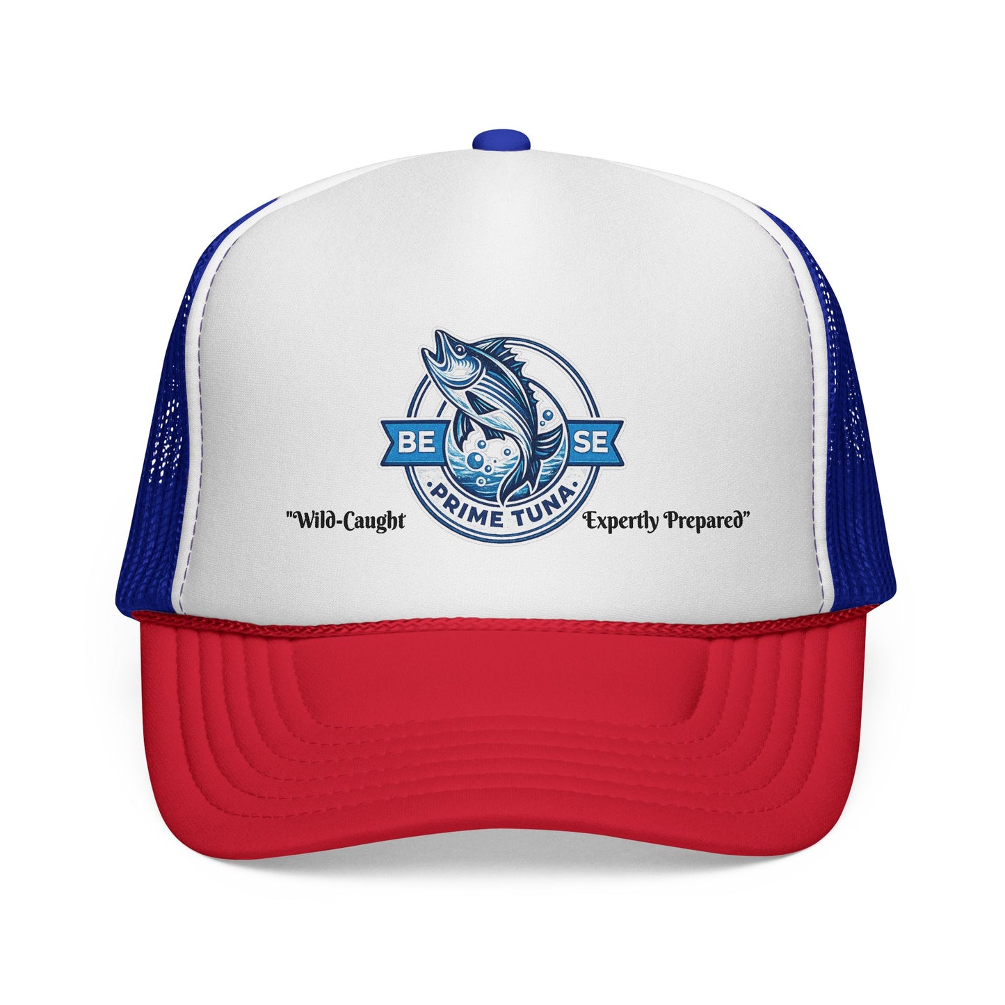 Tuna Trucker Hat — "Be Se" Prime Tuna Fishing Cap