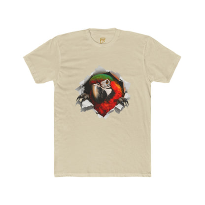 Parrot Portrait Tee — Colorful Macaw Graphic T-Shirt
