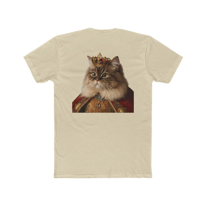 Royal Cat T‑Shirt — Crowned Persian Portrait Tee