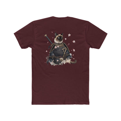 Samurai Cat T-Shirt — Cute Warrior Cat Graphic Tee
