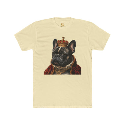 Royal French Bulldog T‑Shirt — Crowned Dog Portrait Tee
