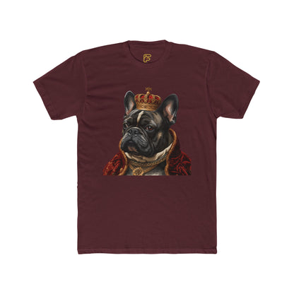 Royal French Bulldog T‑Shirt — Crowned Dog Portrait Tee