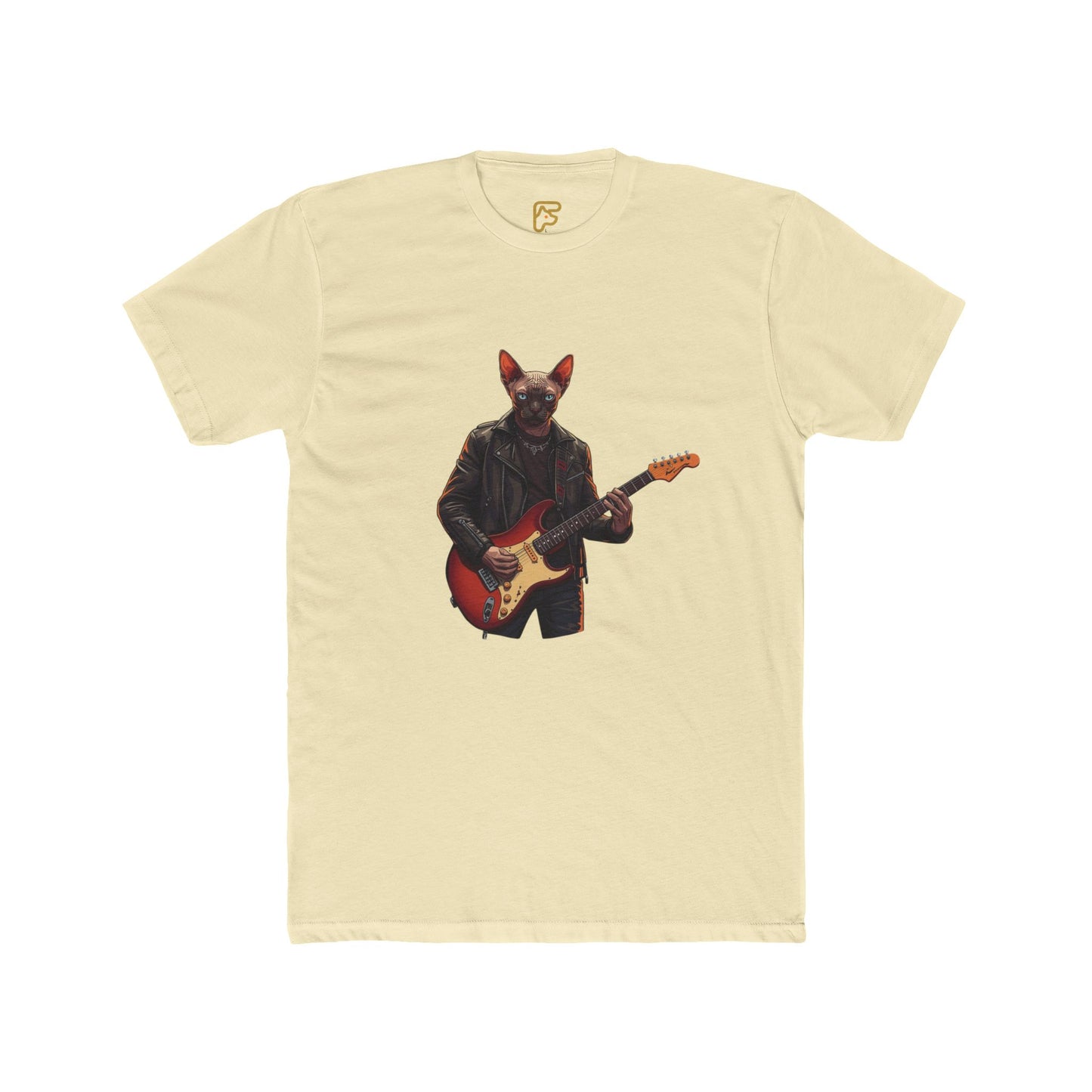 Guitar Fox Graphic Tee — Cool Rock Music Animal T‑Shirt