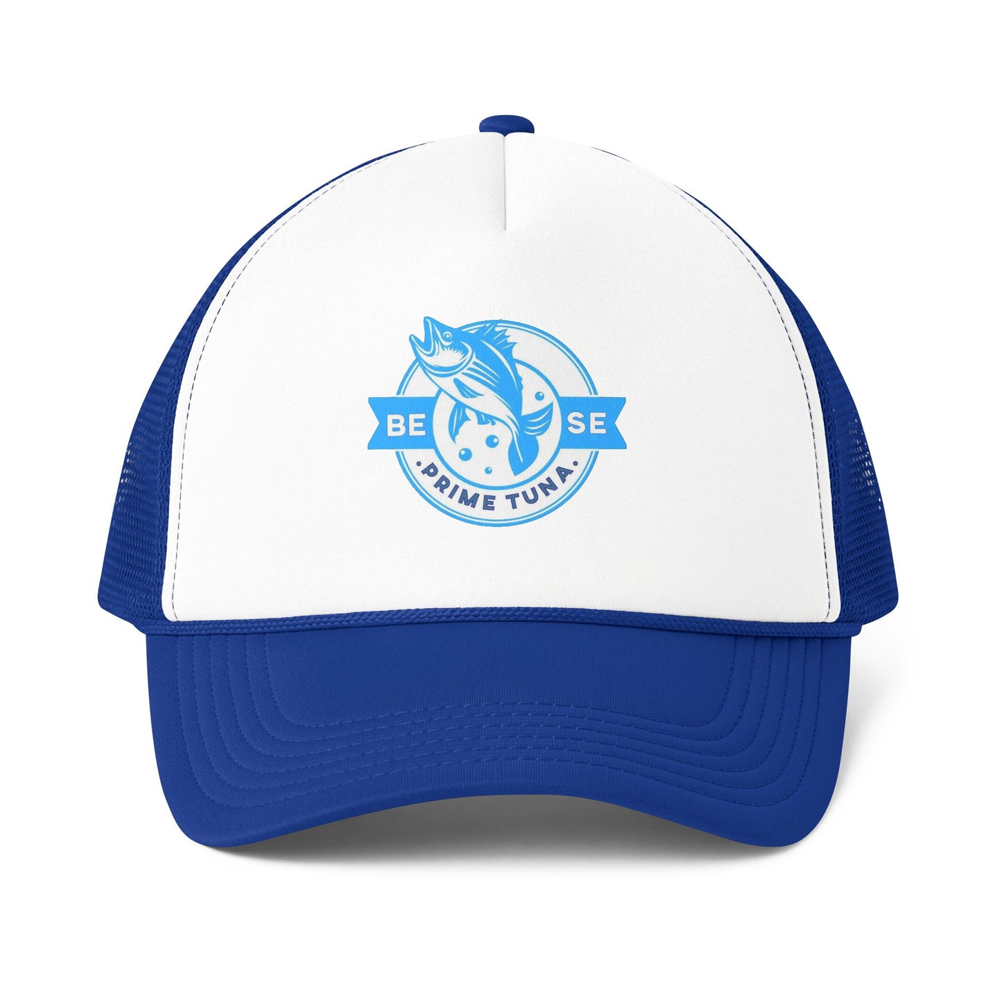 Trucker Cap — 'Be Wise Prime Tuna' Retro Fishing Logo