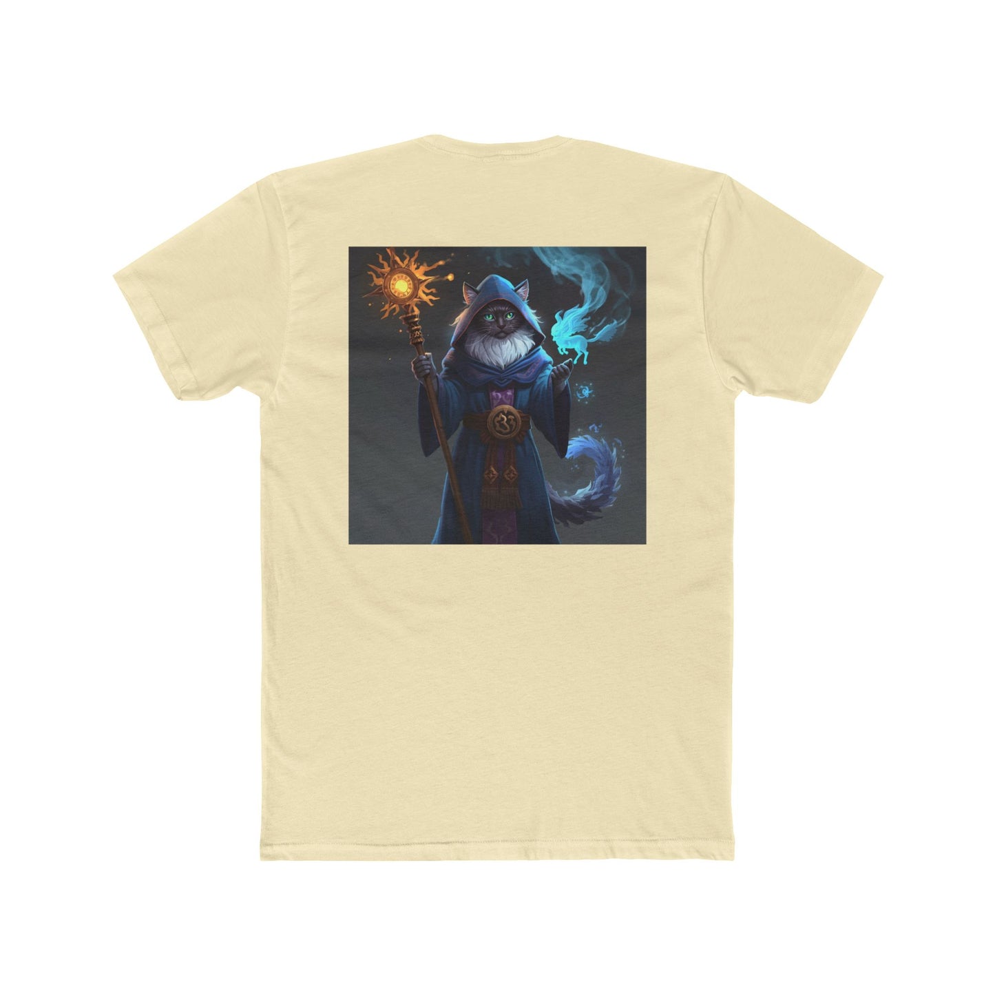 Wizard Cat Tee — Fantasy Mage Cat Graphic T-Shirt