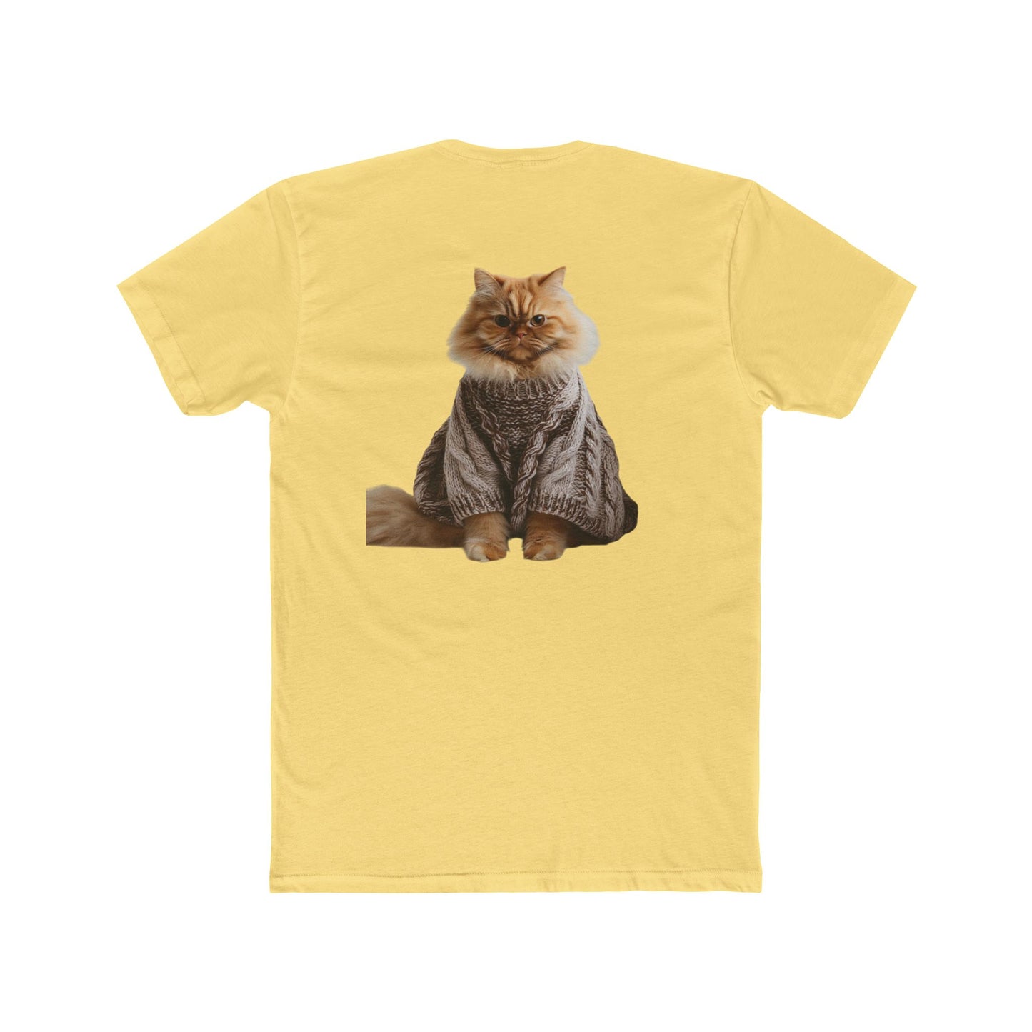 Cat Crew Tee — Cozy Sweater Cat Graphic T-Shirt