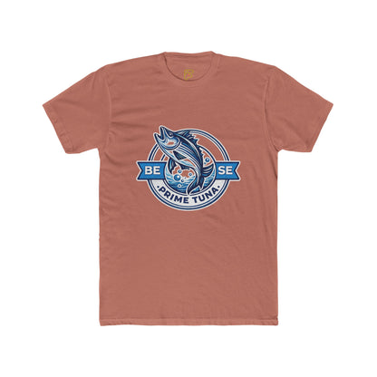 Prime Tuna Crest T-Shirt — 'Be Wise' Vintage Fishing Tee