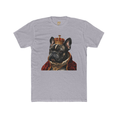 Royal French Bulldog T‑Shirt — Crowned Dog Portrait Tee