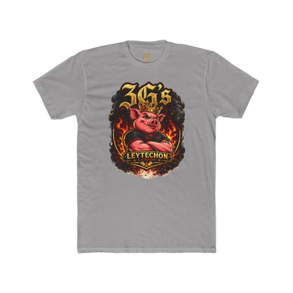 3G's Leytechon Pig Graphic Tee — Vintage Flame Streetwear Shirt