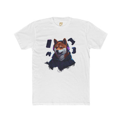 Shiba Inu Cyberpunk Tee — Cool Dog Portrait Graphic T-Shirt