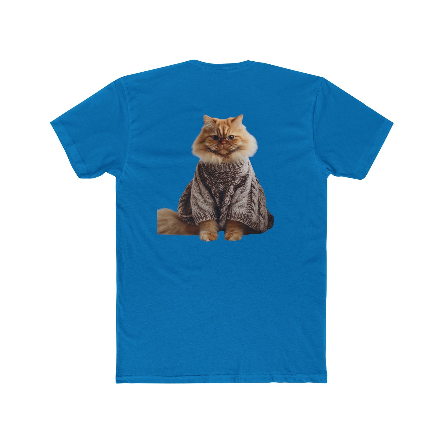 Cat Crew Tee — Cozy Sweater Cat Graphic T-Shirt