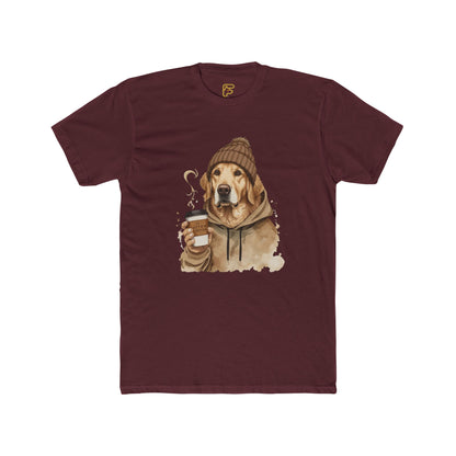 Golden Retriever Coffee Tee — Cozy Dog Hoodie Design